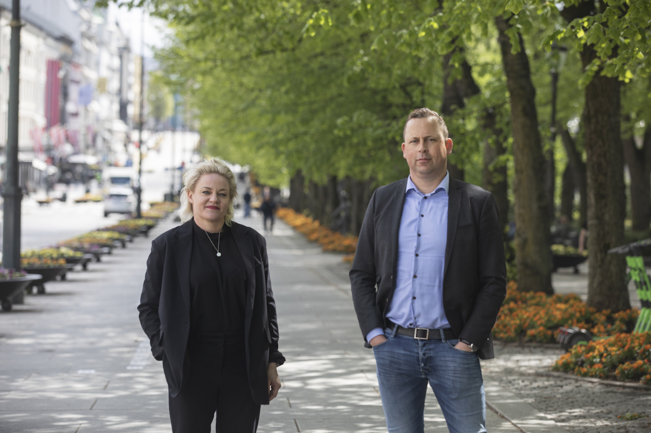Rannveig Sørskaar og Sverre Bromander (Foto: Thomas Haugersveen)