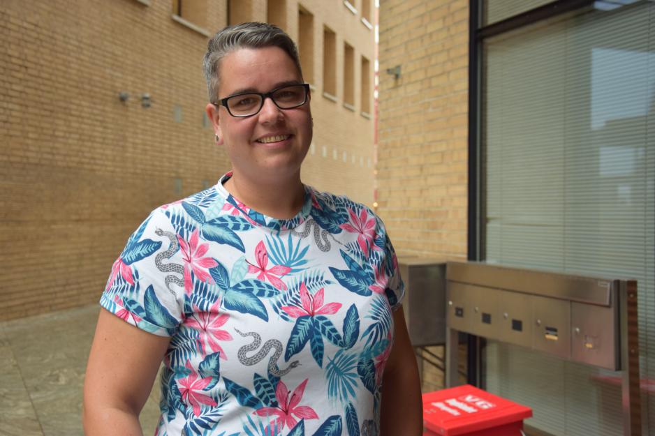 Torunn Swane Østli jobber i styringsenheten i NAV. Foto: Tuva Bønke Grønning