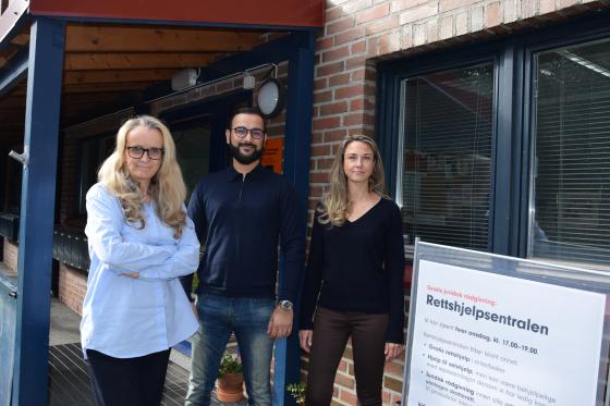 F.v. Hege Levin, Sheraz Malik  og Marta Trzcinska Slinde. Foto: Ole Martin Gangnes