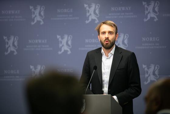 Jan Christian Vestre (Foto: NFD/Øyvinn Myge)