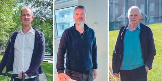 Bjørn Olav Jahr, Mikkel Tronsrud og Hallvard Sivertsen. Foto: Tuva Bønke Grønning / Privat