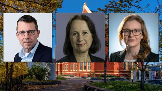 Henrik Palmer Olsen, Ragna Aarli og Synne Sæther Mæhle (Foto: UiB)