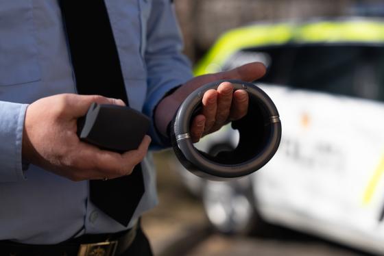 Slik ser den elektroniske fotlenken ut (Foto: Gøril Furu/Departementenes digitaliseringsorganisasjon)