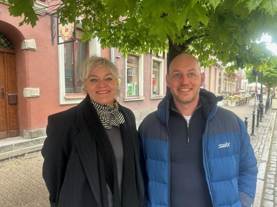 Juristforbundet – Stats leder Rannveig Sørskaar og nestleder Are Andersen Skjold-Frykholm (Foto: privat)