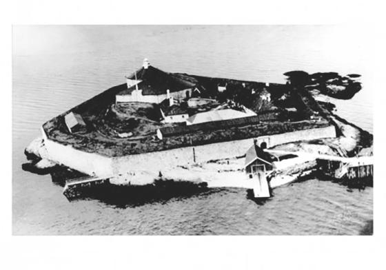 Munkholmen ble på 1600- og 1700-tallet brukt som statsfengsel. (Foto: Justismuseet
