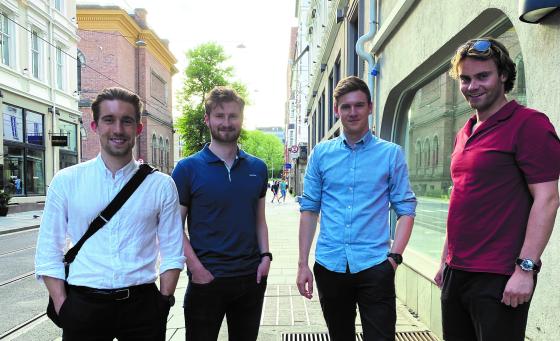 F.v. Vinnerne nasjonalt 2020: Peder Grennes Hallin og Adrian Martin. Vinnerne  nasjonalt 2021: Ole Forfang og Sigve Nærø Innselset