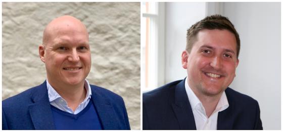 F.v. Anders Schrøder Amundsen og Fredrik Riise (Foto: Ole-Martin Gangnes/Patrick Sønstevold)