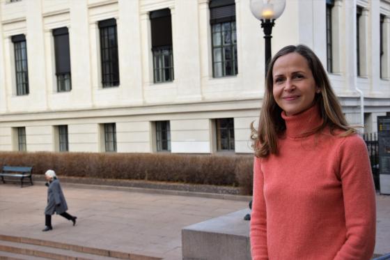 Marianne Rustberggard er studentombud ved UiO. Foto: Tuva Bønke Grønning