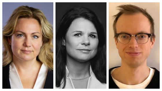 F.v. Anne Marie Frøseth, Vibeke Blaker Strand og Sondre Torp Helmersen (Foto: UiB, UiO, UiT)