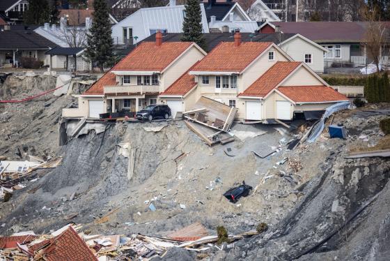 Gjerdrum raset (Foto: Tore Kristiansen/VG)
