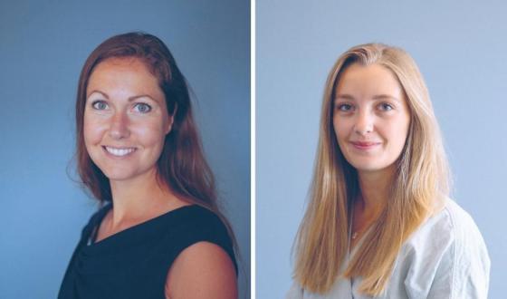 Jenny Sandvig (Foto: Hanna Johre/NIM) og Hannah Brænden (Foto: Charlotte Skomsø/NIM)