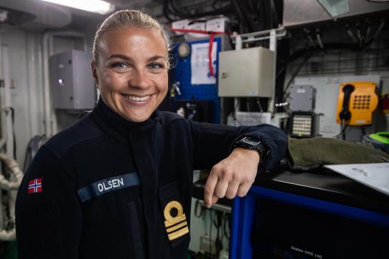 Mai Linn Olsen (Foto: Sjøforsvaret)