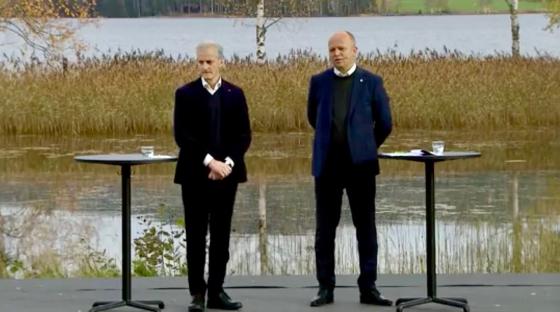 Støre og Vedum