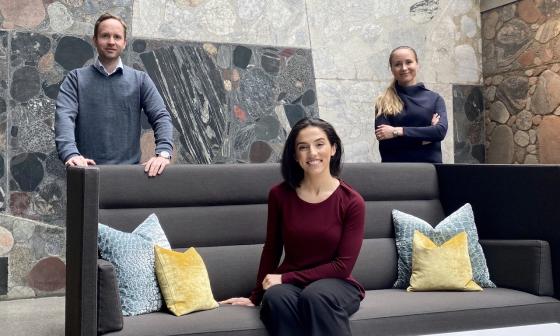 Stian Heimdal, Vjosa Maxhuni og Julie Almedal Hellevik