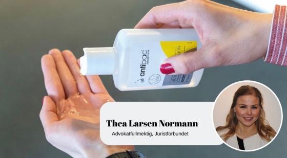 Thea Larsen Normann (Foto: Foto: Gorm Kallestad/NTB scanpix og Juristforbundet) 