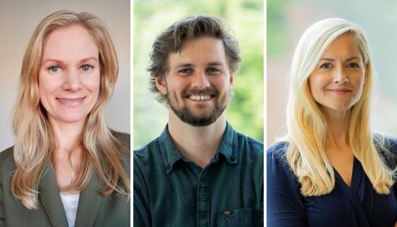 Astrid Solhaug, Jens Andresen Osberg og Rozemarijn van der Hilst-Ytreland