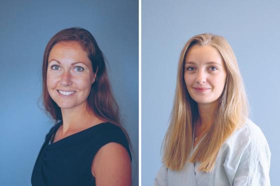 Jenny Sandvig  (Foto: Hanna Johre/NIM) og Hannah Brænden  (Foto: Charlotte Skomsø/NIM)