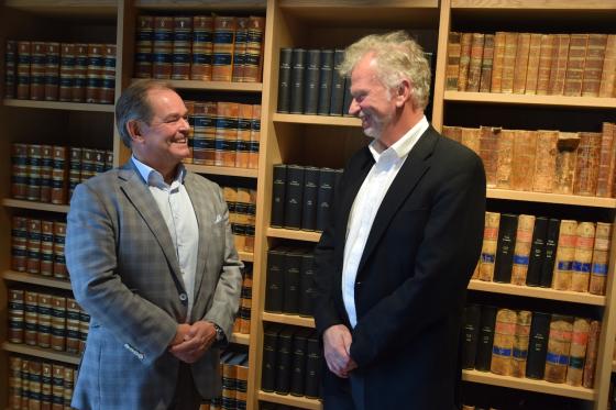 F.v. Knut Brundtland og Odd Storm-Paulsen (Foto: Ole-Martin Gangnes)