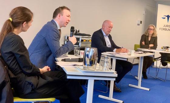 Fv. Eirin Eikefjord, Jon Christian Fløysvik Nordrum, Håvard Holm og Grete Brochmann (Foto: Ole-Martin Gangnes) 