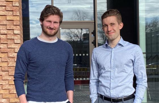 Peder Hallin og Adrian Martin