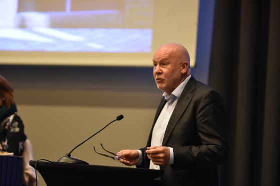 Håvard Holm er ny president i Juristforbundet. Foto: Tore Letvik