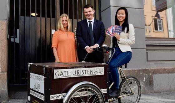 Cathrine Moksness, Tor Mikkel Wara og Caitlin Doan-Tran 