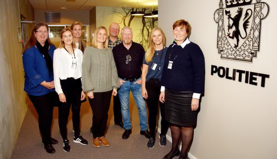 Juristene i seksjon for juridisk forvaltning i Politidirektoratet f.v. seniorrådgiver Heidi Toward, rådgiver Pernille Christensen, rådgiver Henriette Eikeset, rådgiver Åsne Midtsund, seniorrådgiver Wemunn Aabø, seniorrådgiver Bjørn Arne Helland, Rådgiver 