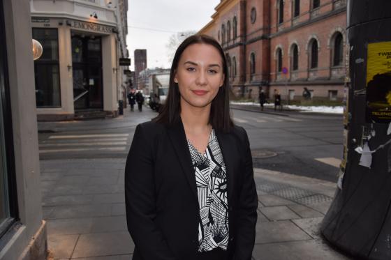 Sofie Rosvoll, leder for Juristforbundet Student. Foto: Ole Martin Gangnes