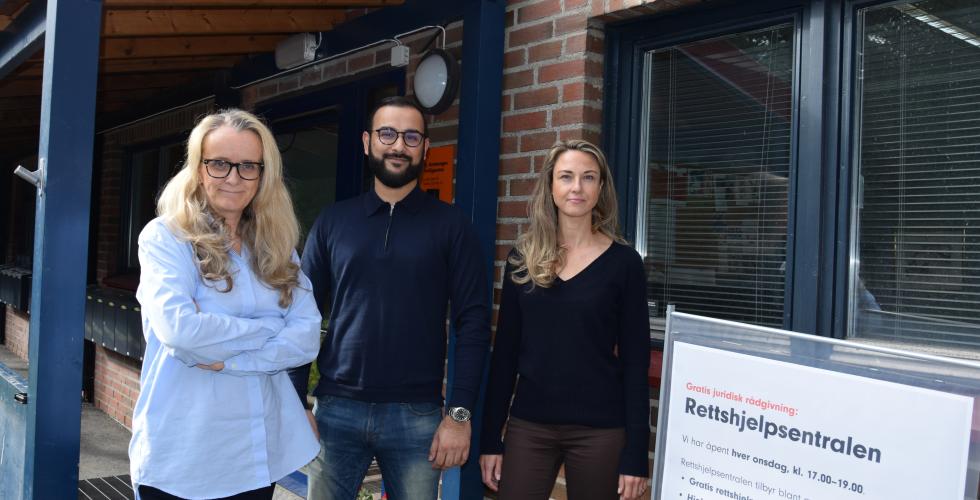 F.v. Hege Levin, Sheraz Malik  og Marta Trzcinska Slinde. Foto: Ole Martin Gangnes