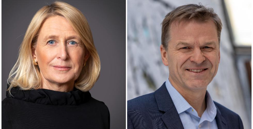 Ingrid Wirum og Sigve Bolstad (Foto: Riksadvokatembetet/Justis- og beredskapsdepartementet)