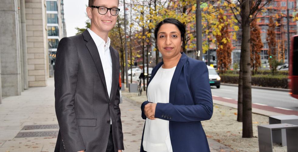 Hallvard Øren og Farah Ali skal lede likestillingsutvalget og kvinneutvalget i Juristforbundet