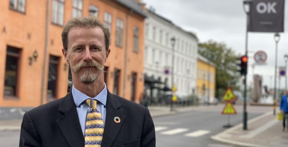 David Boyd, FNs speisalrapporttør på klima og menneskerettigheter. Foto: Tuva Bønke Grønning