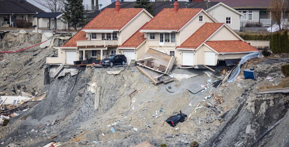 Gjerdrum raset (Foto: Tore Kristiansen/VG)