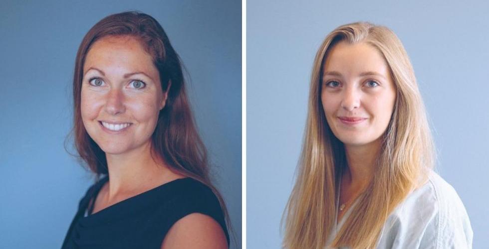 Jenny Sandvig (Foto: Hanna Johre/NIM) og Hannah Brænden (Foto: Charlotte Skomsø/NIM)