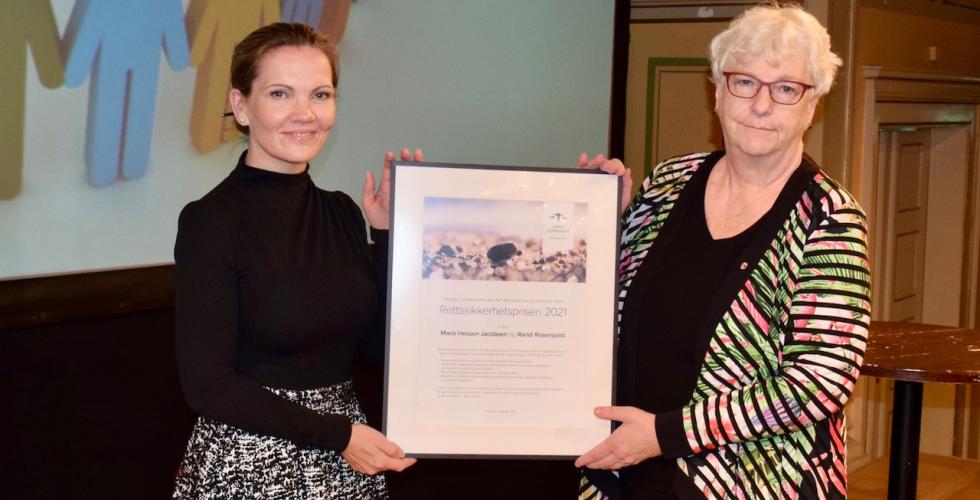 Maria Hessen Jacobsen og Randi Rosenqvist (Foto: Ole-Martin Gangnes)
