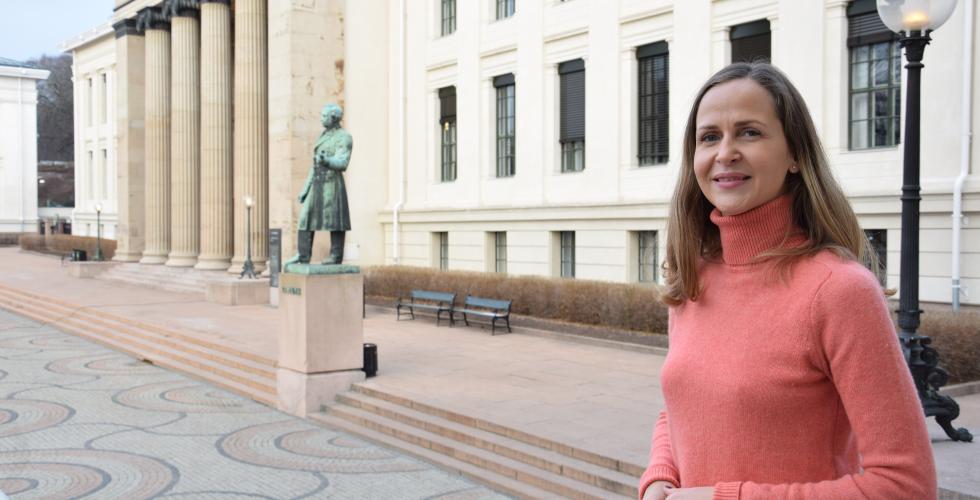 Marianne Rustberggard er studentombud ved UiO. Foto: Tuva Bønke Grønning