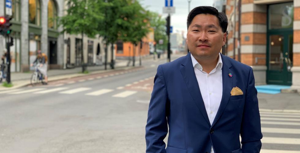 Advokat Marius Lindberg i Kreftforeningen. Foto: Tuva Bønke Grønning