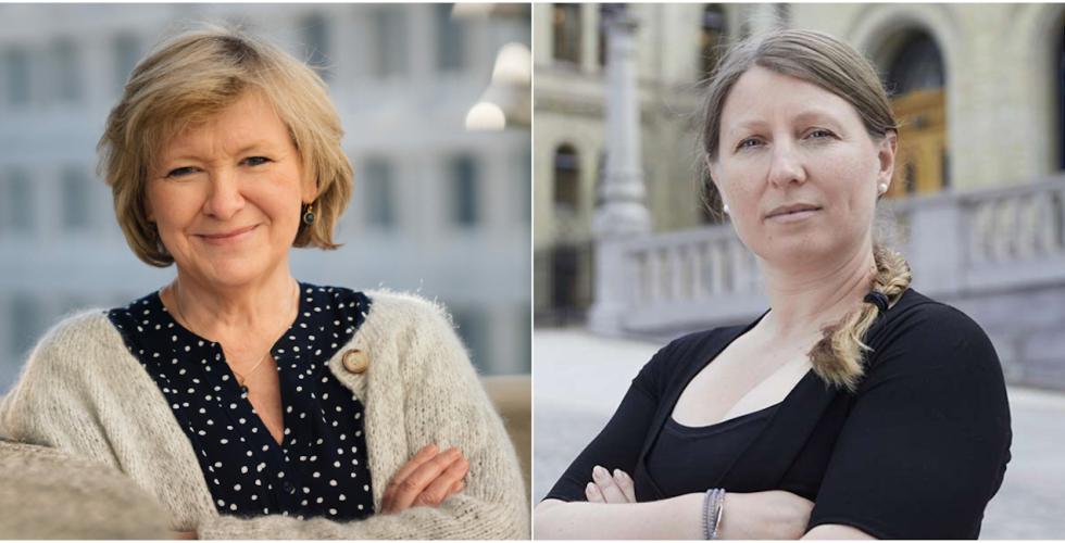 F.v. Kari Tønnessen Nordli og Guro Lind (Foto: Akademikerne/Forskerforbundet) 