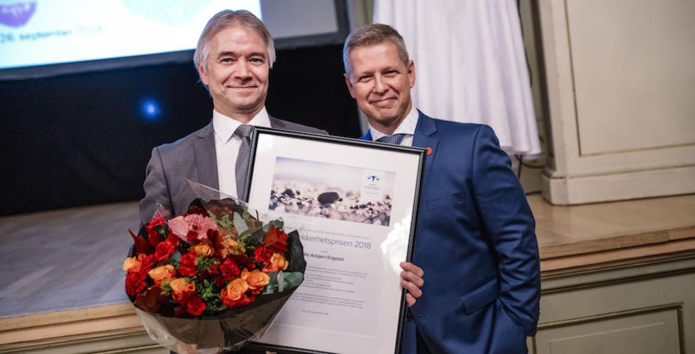 Nils Asbjørn Engstad (t.v.) og Curt A. Lier