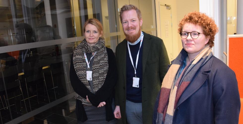 Silje Blix-Nilsen, Per Ove Johnsen og Johanne Bertling Krogstad (Foto: Tore Letvik)