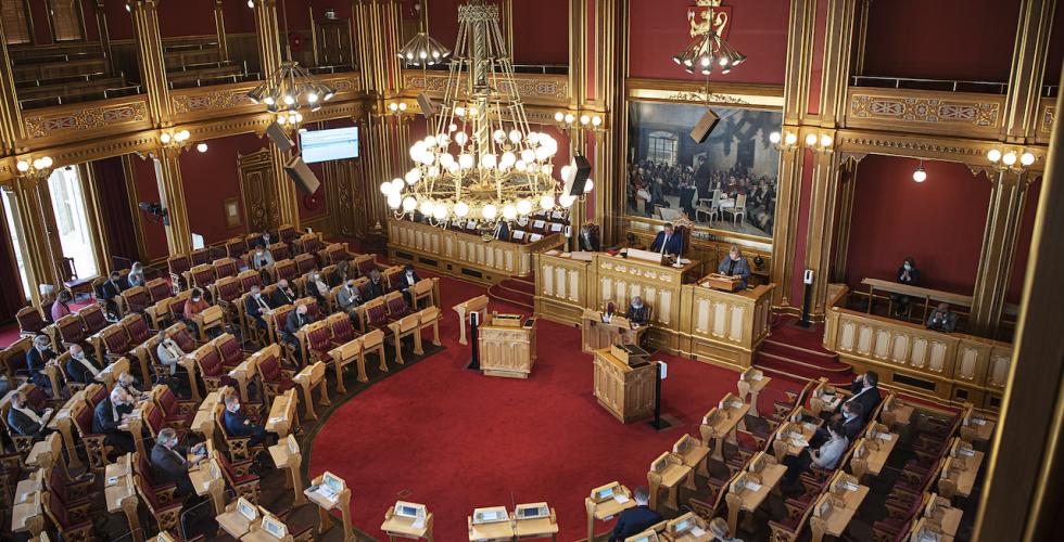 Stortinget (Foto: Benjamin A. Ward/Stortinget)