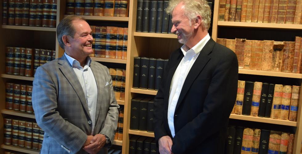 F.v. Knut Brundtland og Odd Storm-Paulsen (Foto: Ole-Martin Gangnes)