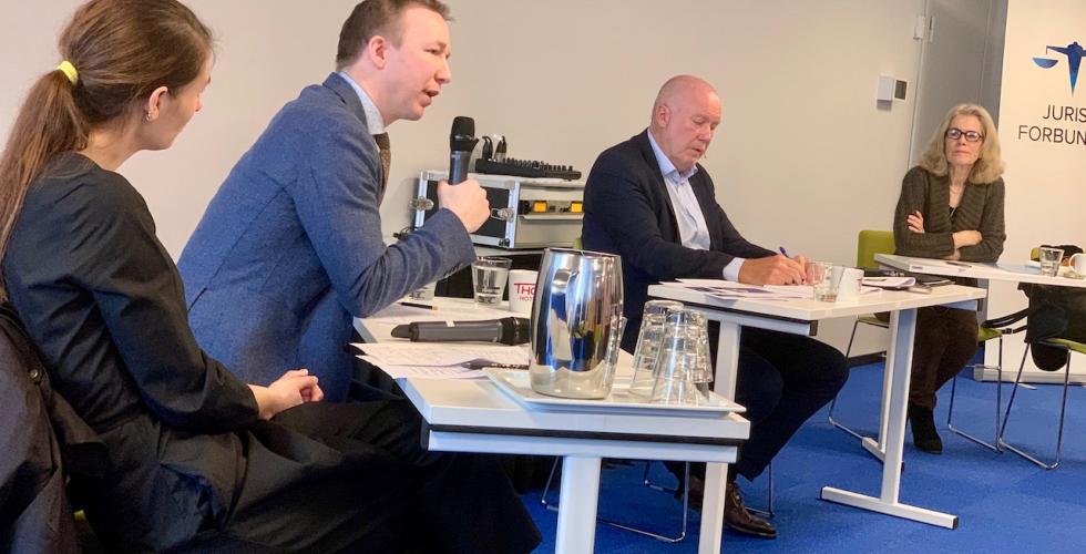 Fv. Eirin Eikefjord, Jon Christian Fløysvik Nordrum, Håvard Holm og Grete Brochmann (Foto: Ole-Martin Gangnes) 