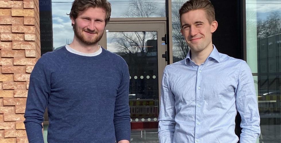 Peder Hallin og Adrian Martin