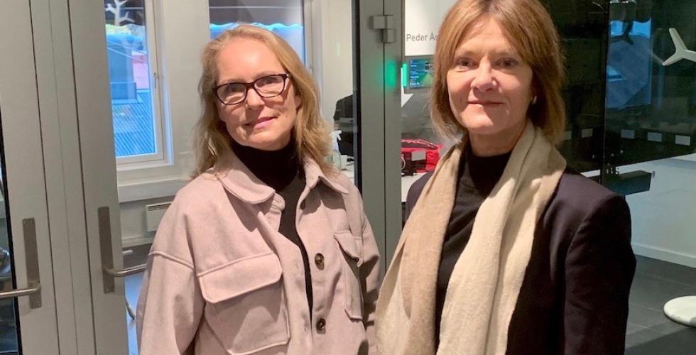 Benedicte Gram-Knutsen og Elisabeth Bach-Evensen Grønningsæter (Foto: Ole-Martin Gangnes)