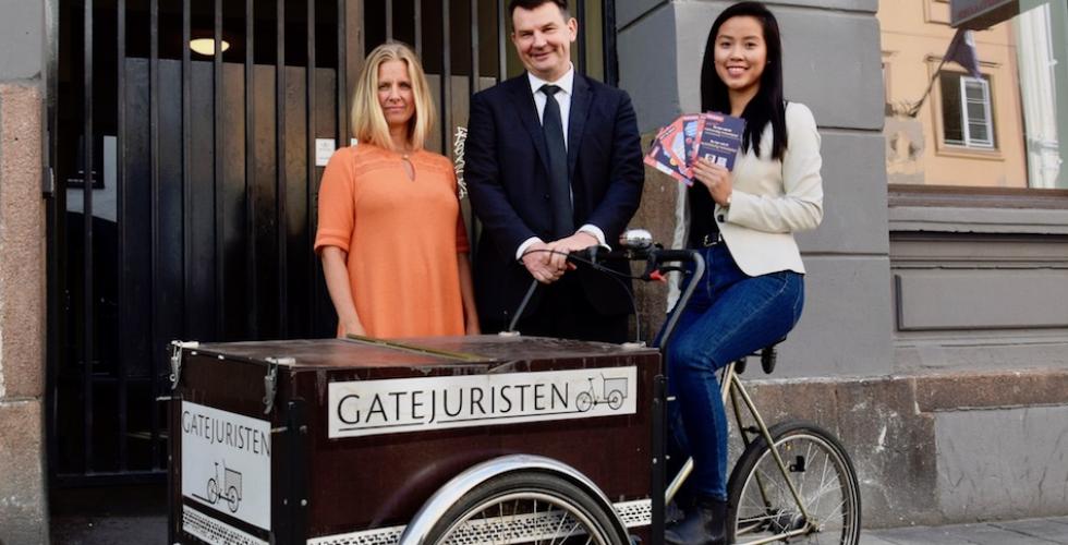 Cathrine Moksness, Tor Mikkel Wara og Caitlin Doan-Tran 