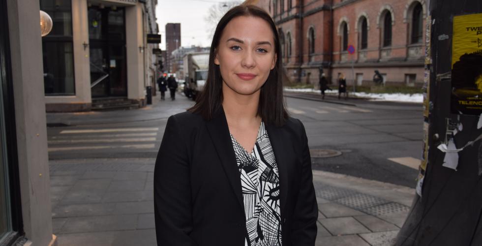 Sofie Rosvoll, leder for Juristforbundet Student. Foto: Ole Martin Gangnes